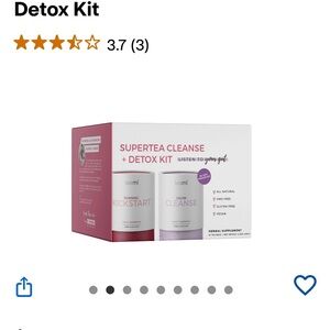 🎁Gift ready Brand New Ami Supertea Cleanse + Detox Kit - Purple and White